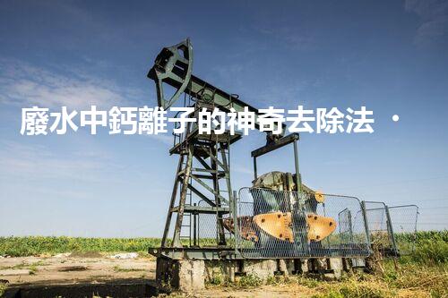 廢水中鈣離子的神奇去除法，你絕對想不到！